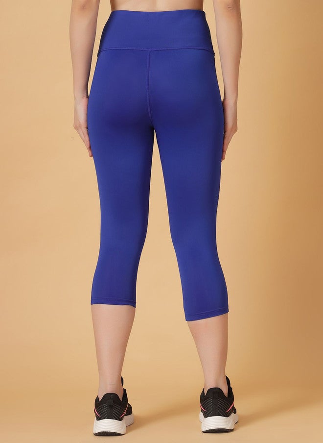 CUKOO High-Rise Slim-Fit Rapid-Dry Three-Fourth Tights - Image 4